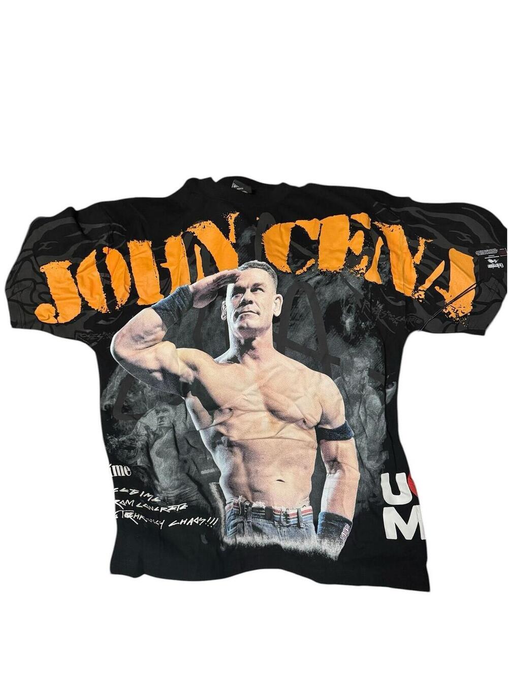 Black John Cena Graphic T-Shirt
